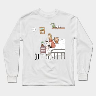 Cozy mornings Long Sleeve T-Shirt